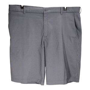 Men's Gray Striped Shorts